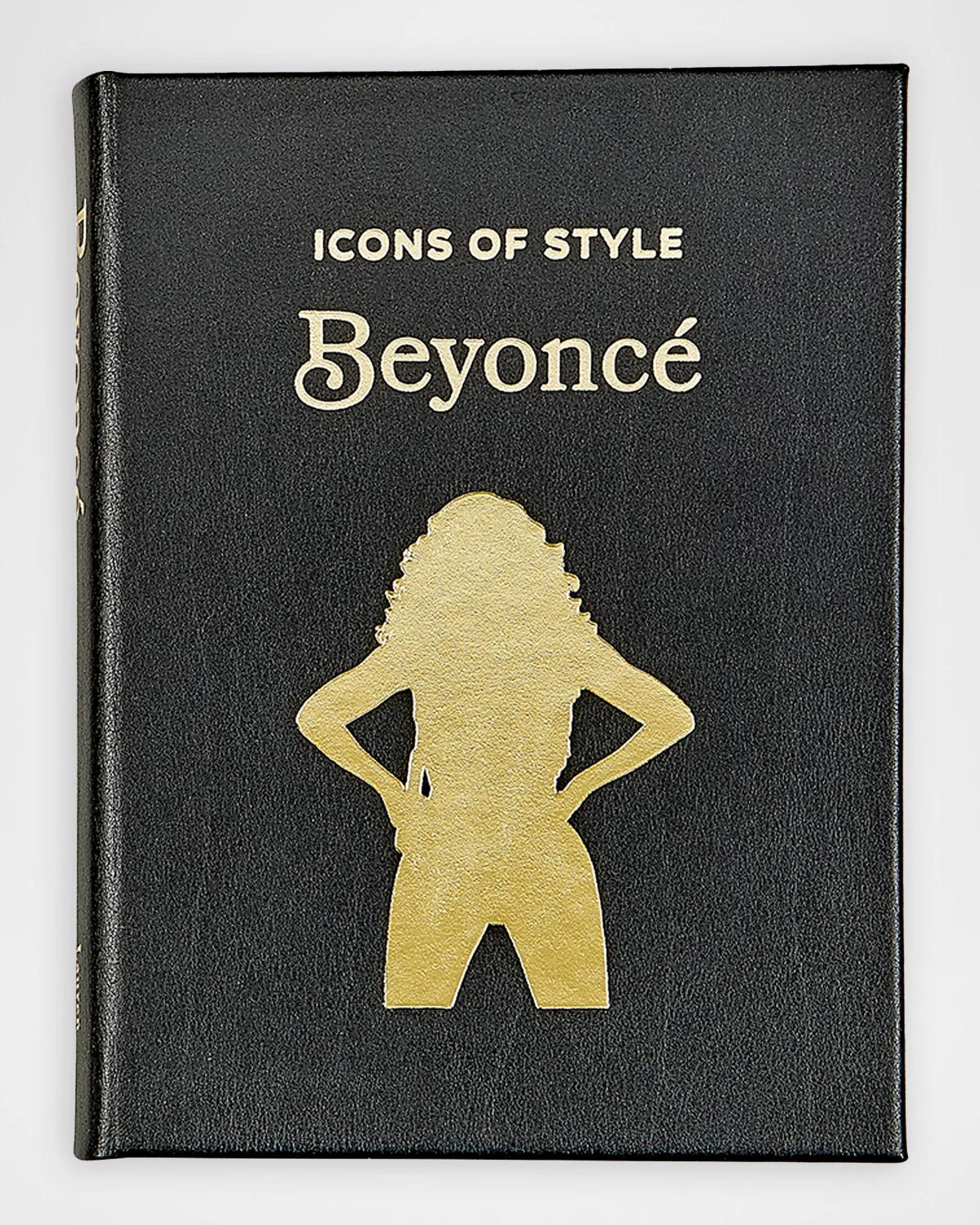 Graphic Image Icons Of Style: Beyonce Leather-bound Book By Lauren Cochrane In Black