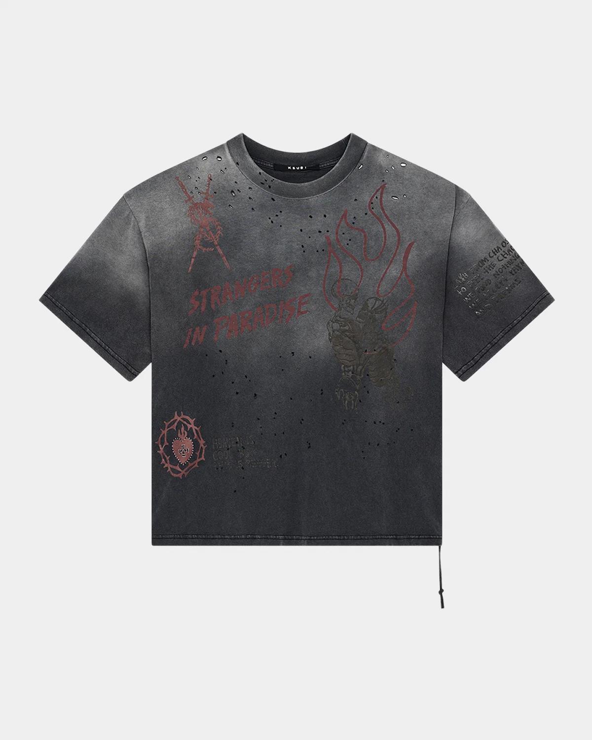 Ksubi Cotton Drop-Shoulder T-Shirt