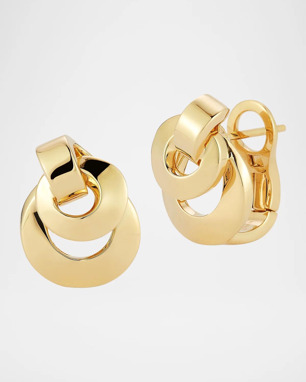 Lytton 18K Yellow Gold Loop Earrings