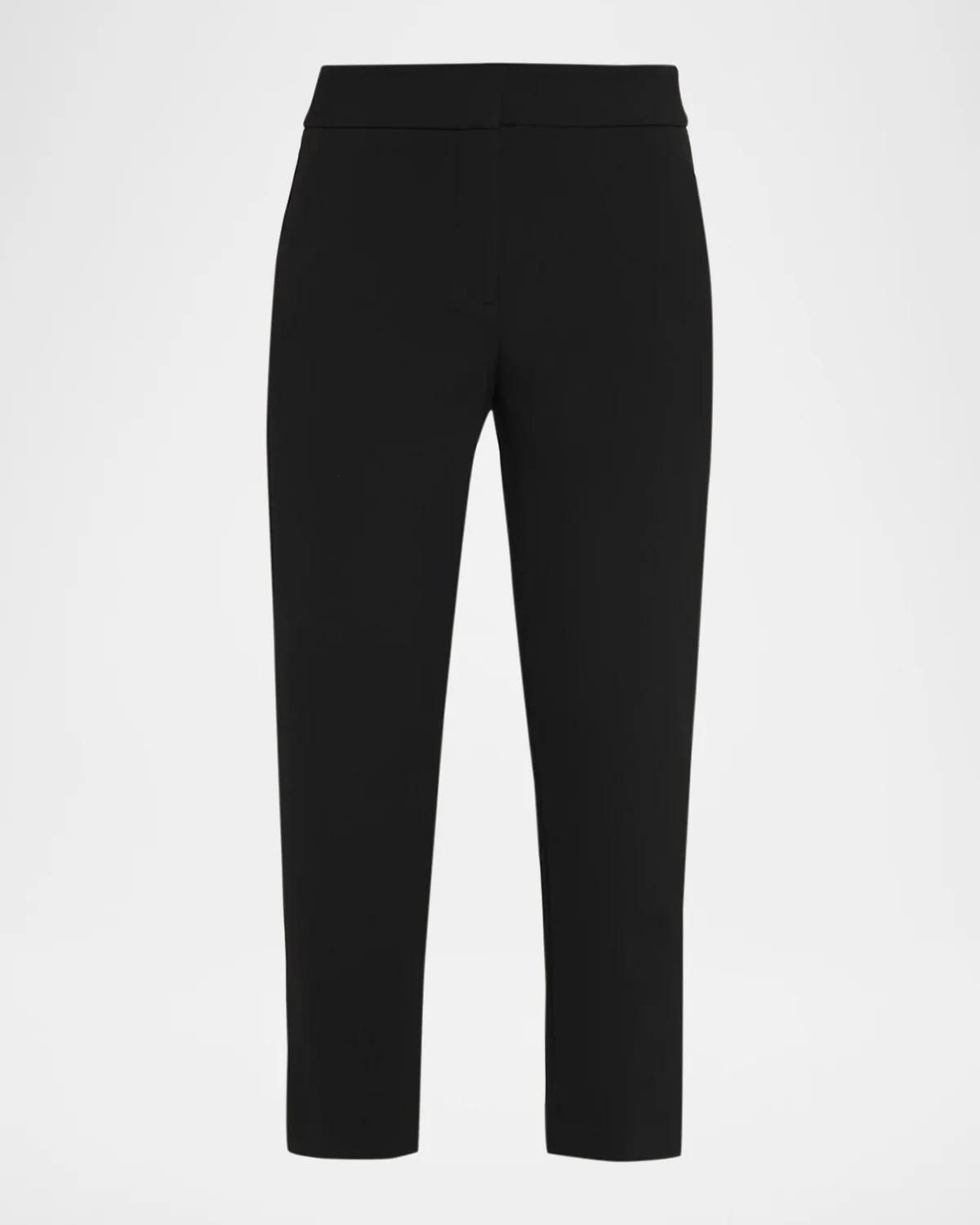 Veronica Beard Renzo Clean Waistband Pant Black