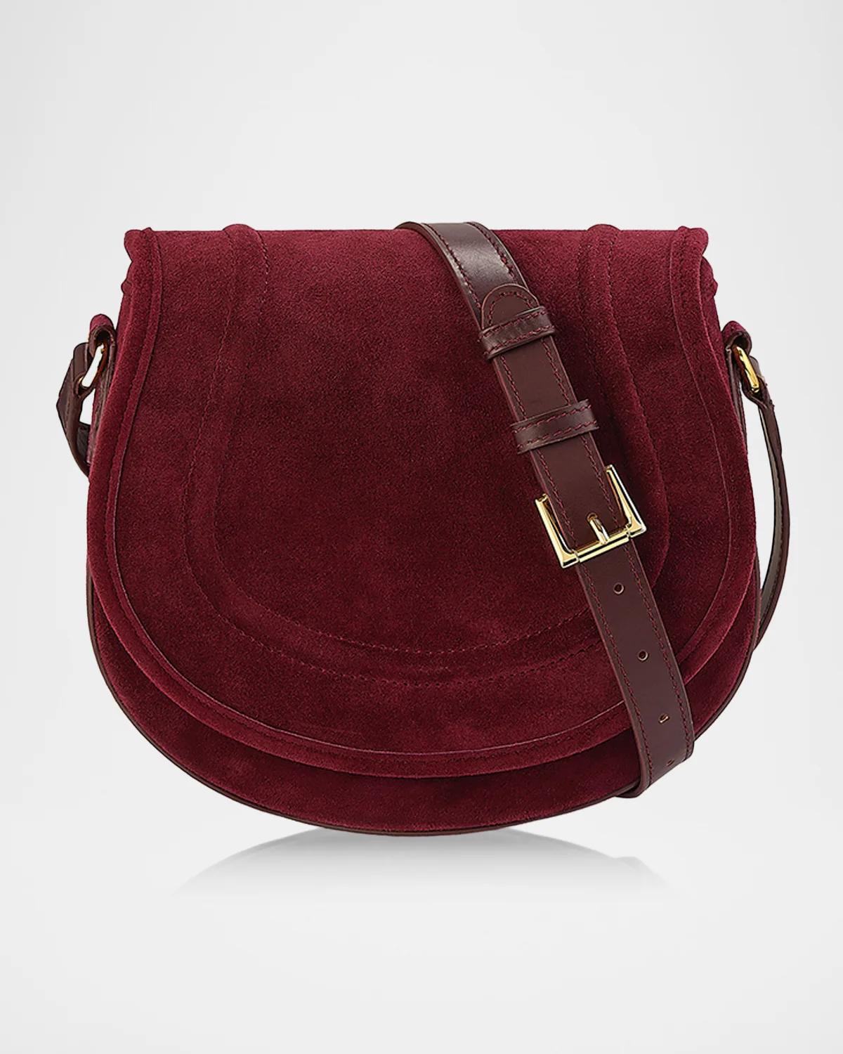 Jenni Suede Saddle Bag