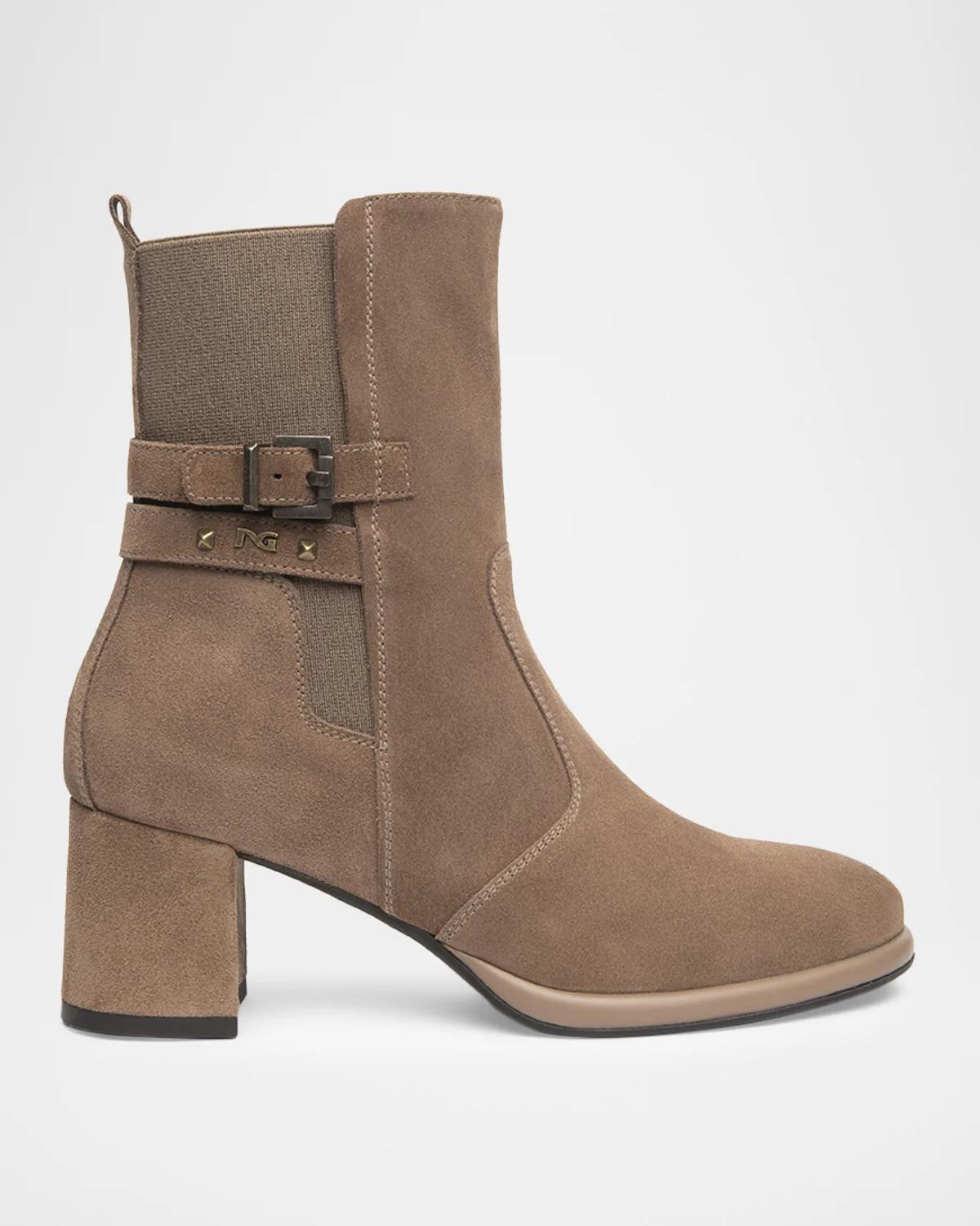 60mm Suede Ankle Boots