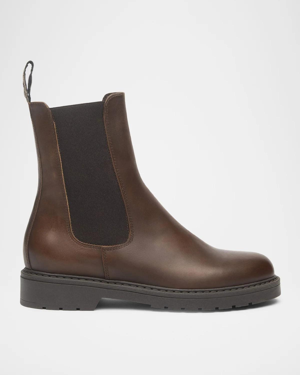 Leather Chelsea Ankle Boots