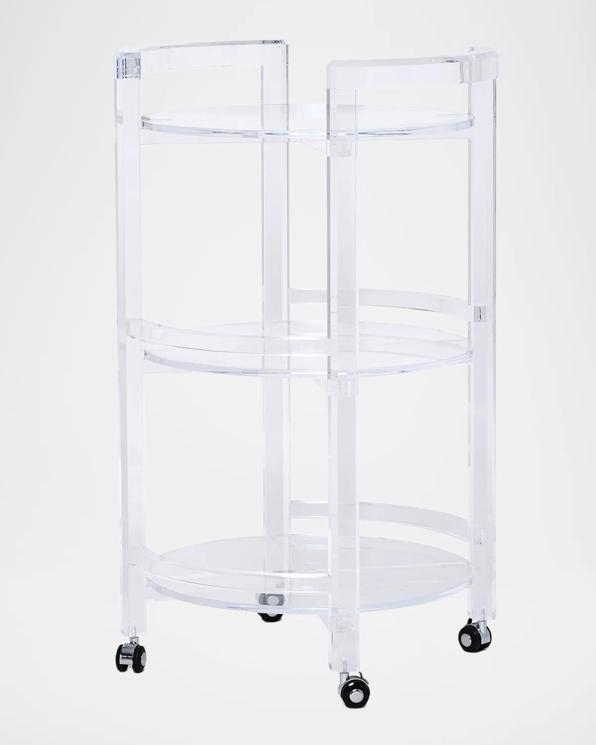Diego Acrylic Bar Cart