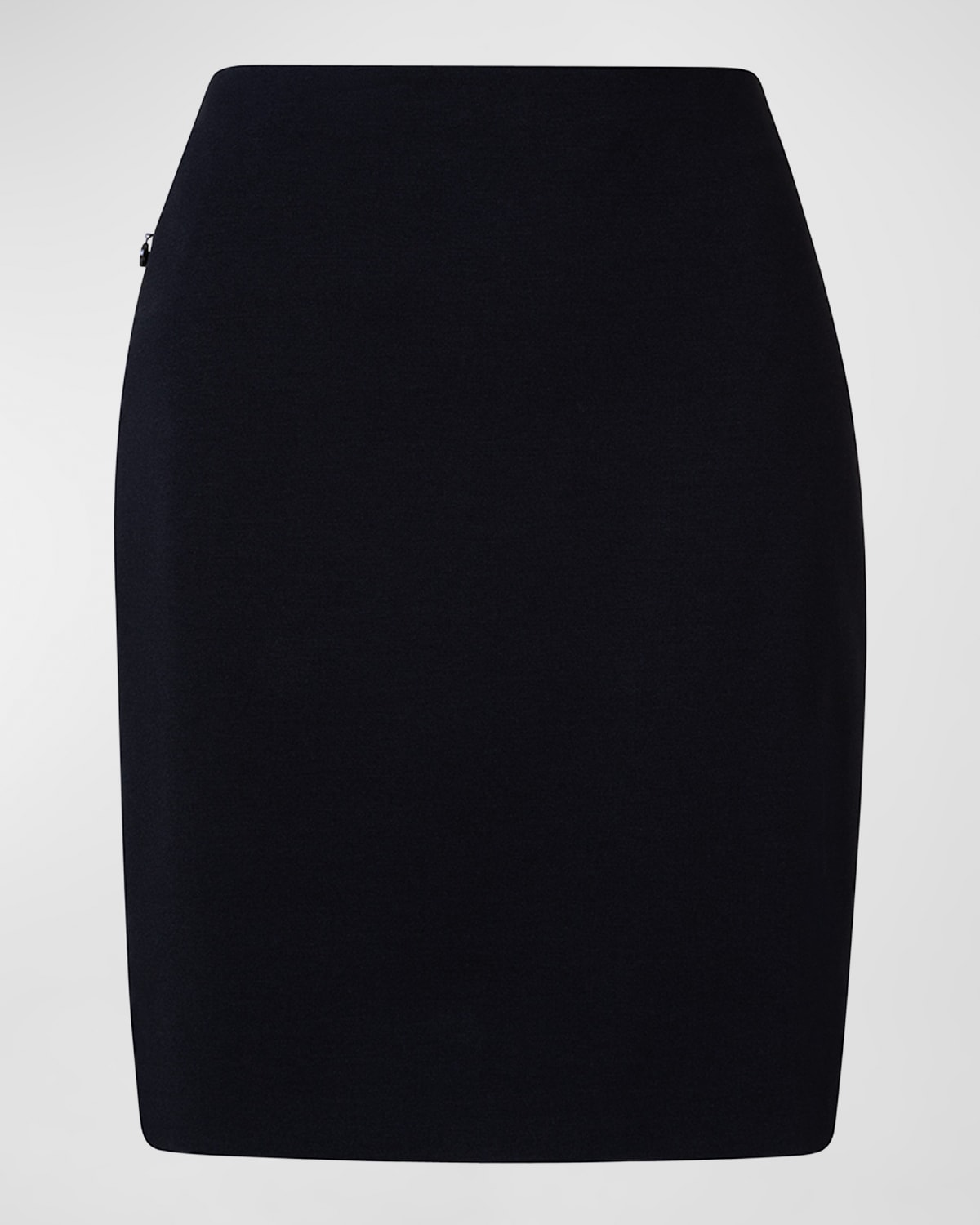 Akris punto Short Stretch-Jersey Skirt, Black
