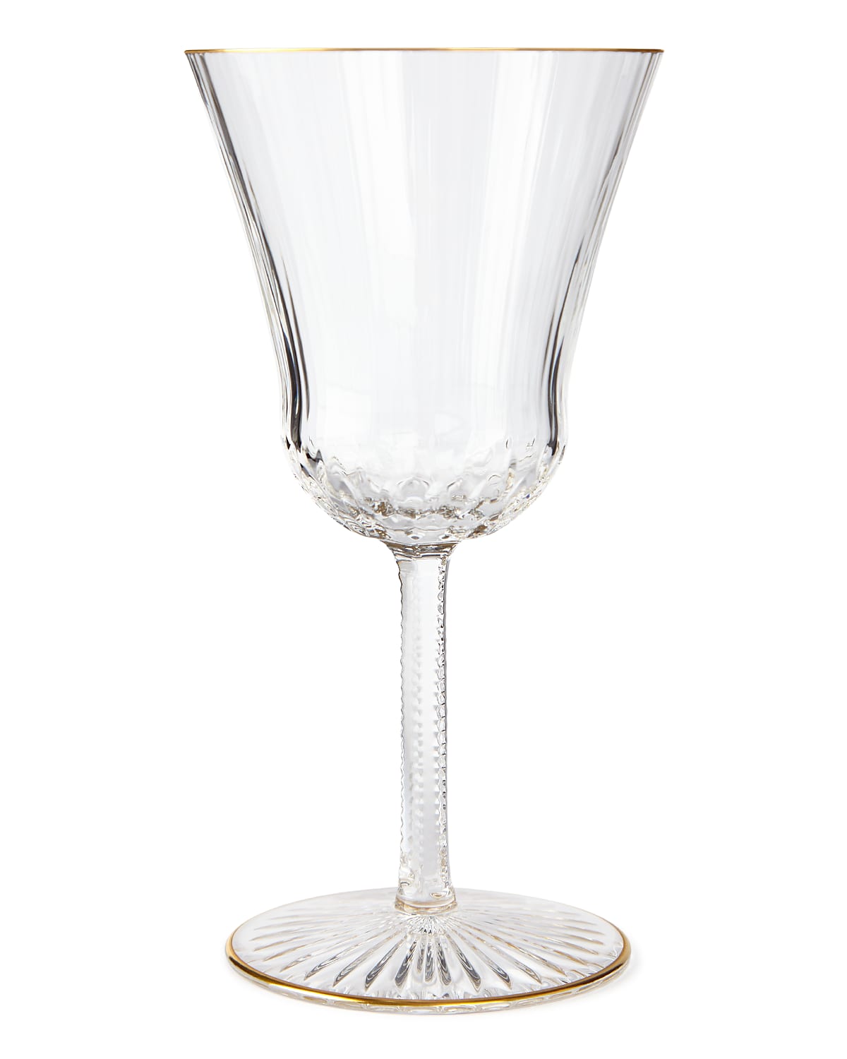 Saint Louis Crystal Apollo Gold-Rim Water Goblet | Thumbnail 4 Saint Louis Crystal Apollo Gold-Rim Water Goblet | Thumbnail 4
