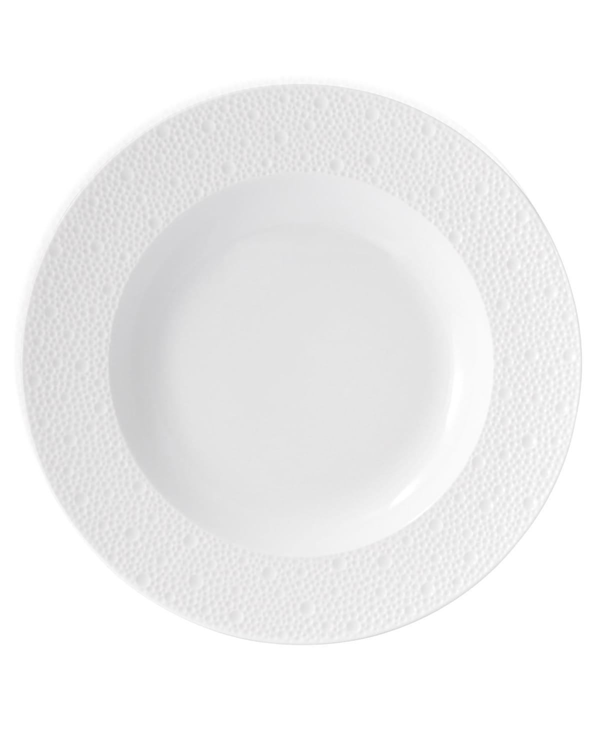 Bernardaud Ecume White Rim Soup Bowl