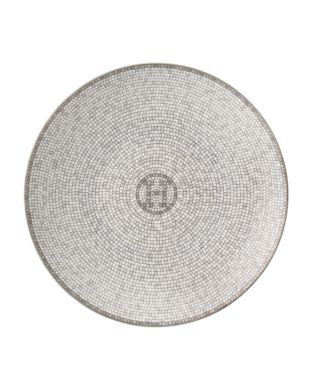 Hermes Mosaique au 24 Platinum Bread & Butter Plate