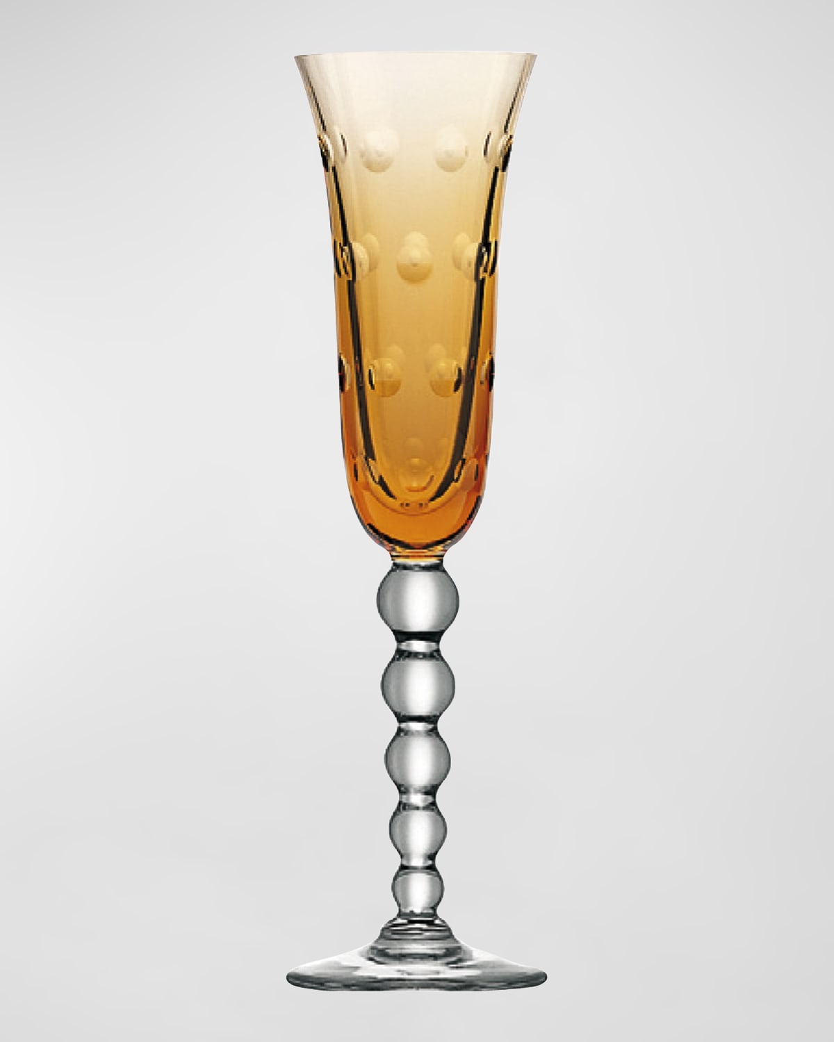 Saint Louis Crystal Bubble Flute, Amber | Thumbnail 4 Saint Louis Crystal Bubble Flute, Amber | Thumbnail 4