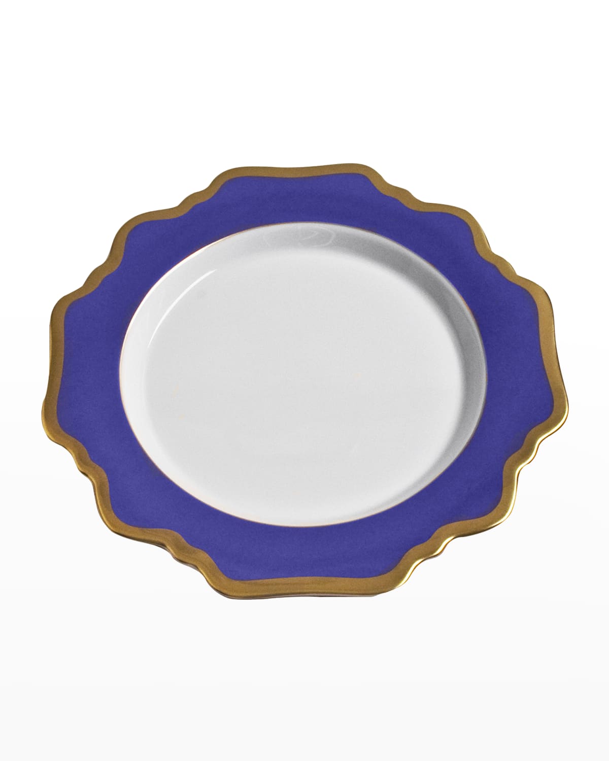 Anna Weatherley Purple Rimmed Salad Plate Neiman Marcus