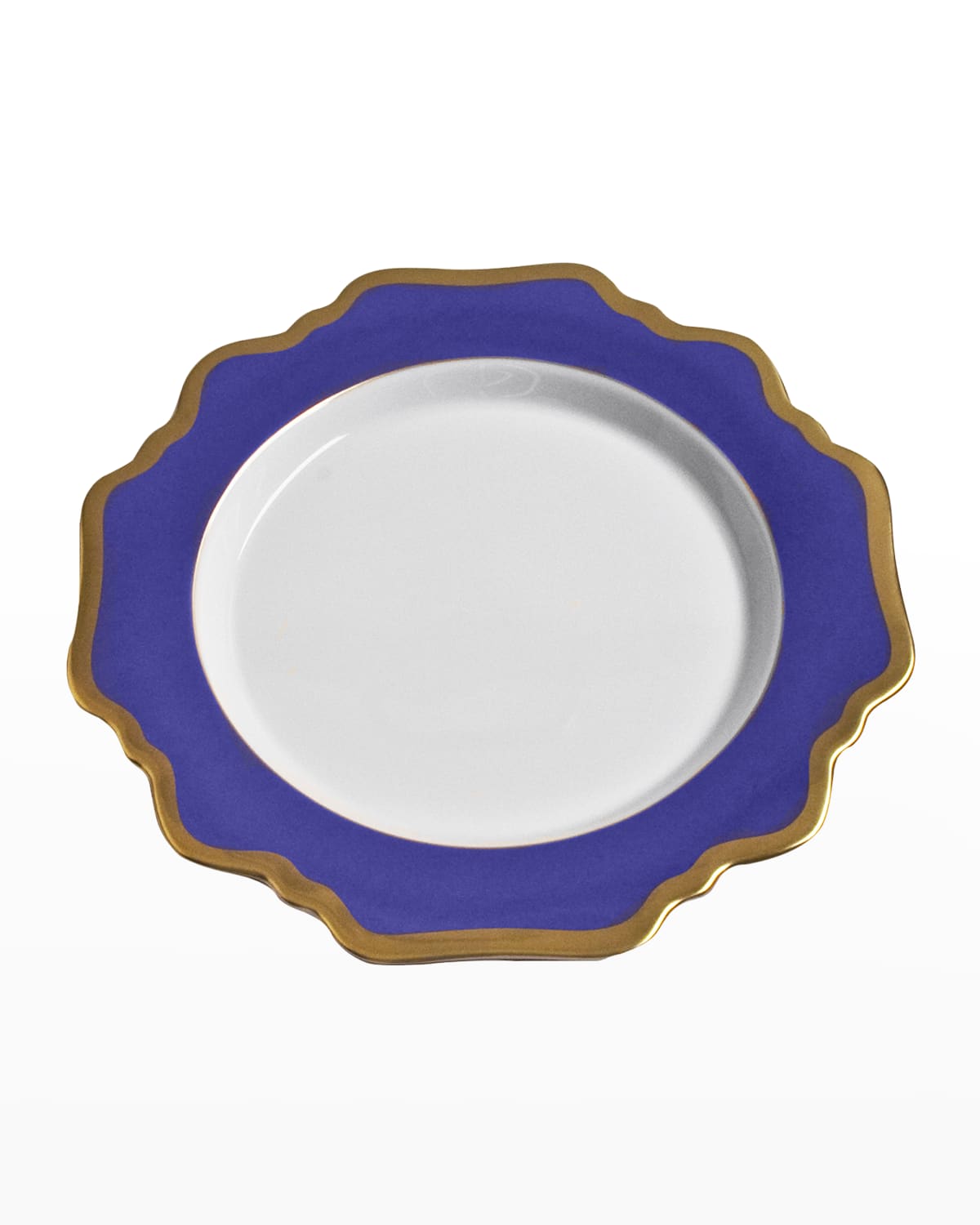 Anna Weatherley Indigo Rimmed Salad Plate