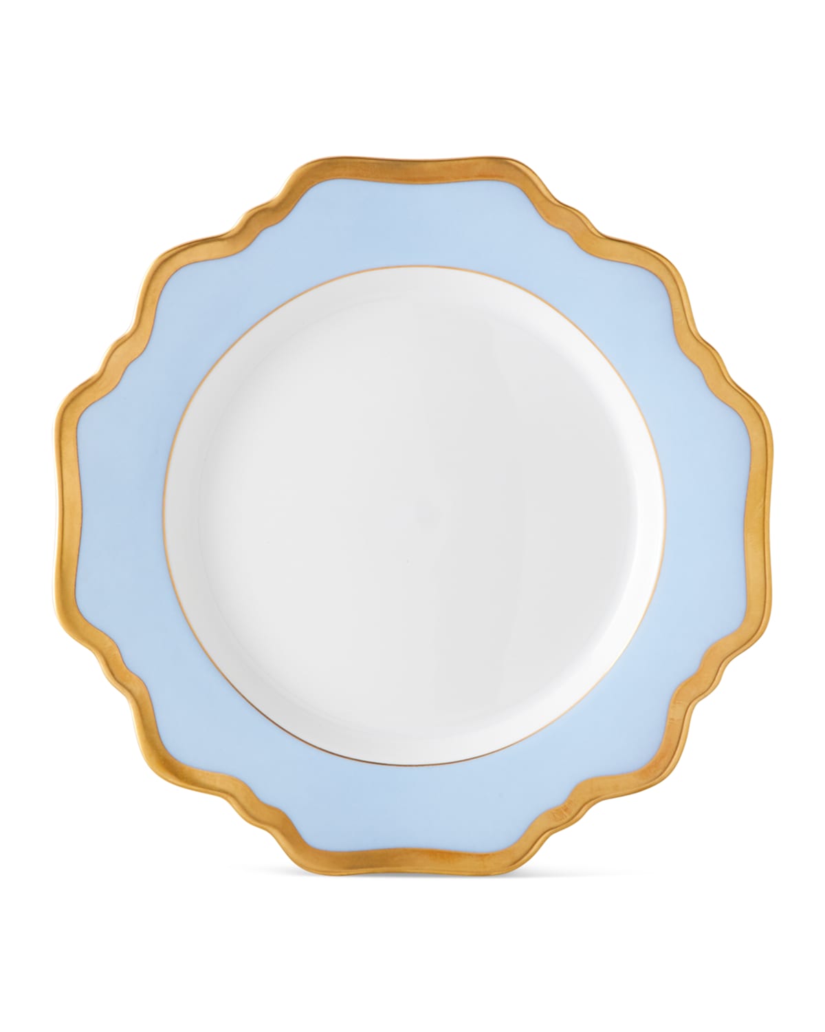 Anna Weatherley Sky Blue Rimmed Bread & Butter Plate