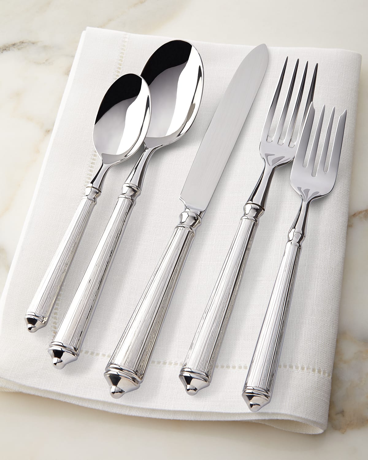 Fortessa Royal Pacific Stainless Steel 20-Piece Flatware Set | Neiman ...