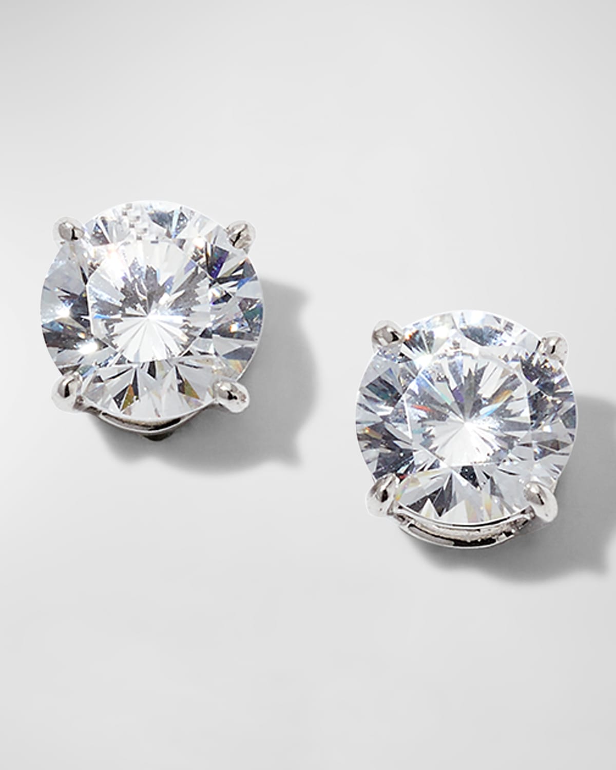 Cubic Zirconia Stud Earrings Neiman Marcus