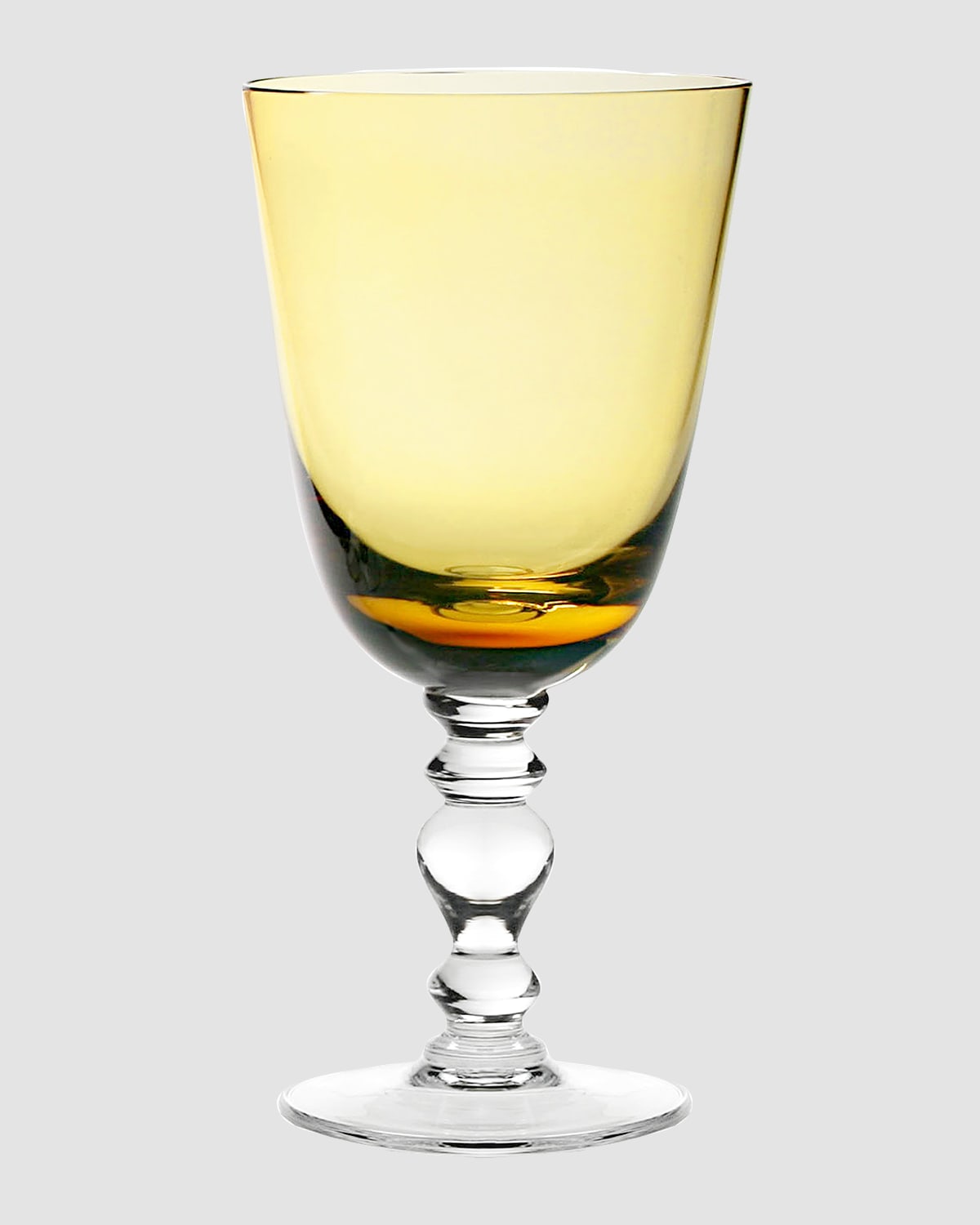 William Yeoward Crystal Fanny Goblet, Amber