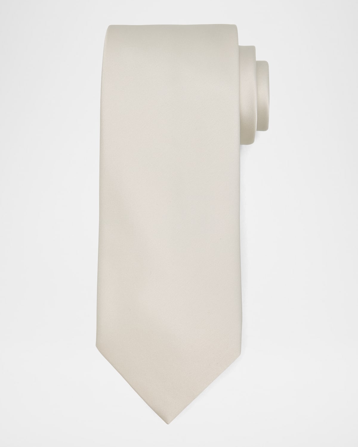 Stefano Ricci Solid Silk Satin Tie