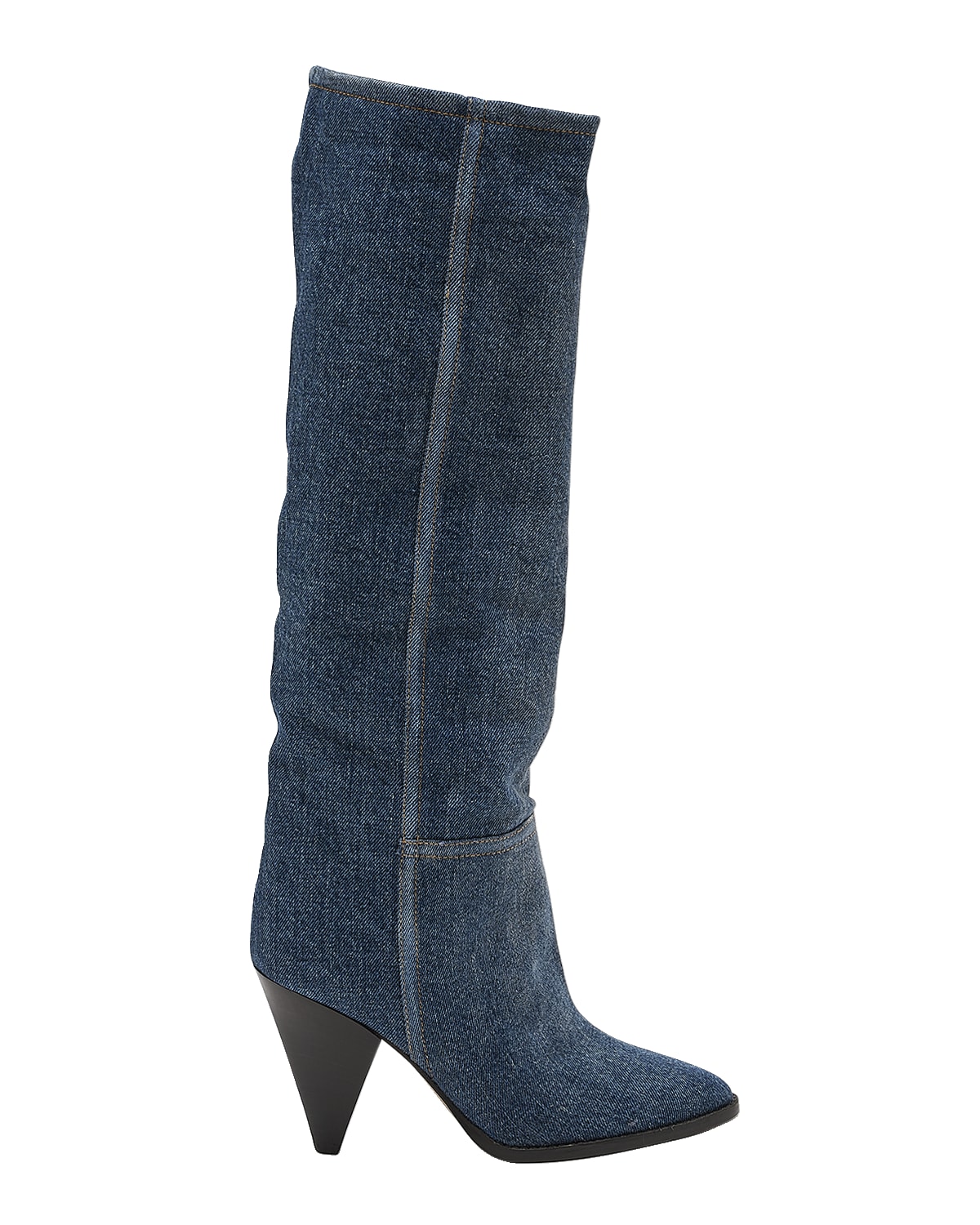 Isabel Marant Ririo Denim Knee Boots