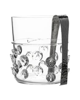 Florence Ice Bucket with Tongs - By Juliska