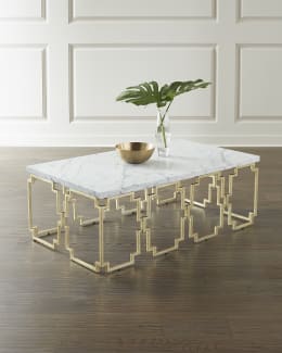 Thiago Onyx-Top Coffee Table