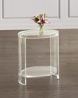 Interlude Home Tamara Acrylic Side Table | Neiman Marcus