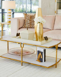 Global views on sale marble coffee table