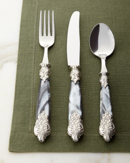 Neiman Marcus 20 Piece Filet Pewter Flatware Service Neiman Marcus