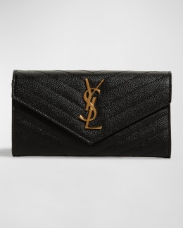 【関税負担】 SAINT LAURENT WALLET Saint Laurent YSL Wallet on Chain in Patent Leather | Neiman