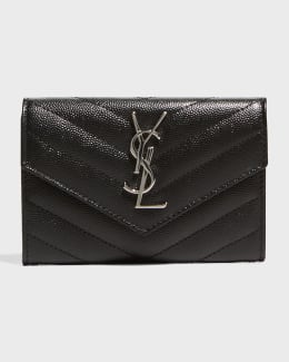 魅力の Monogram YSL Laurent Saint Small Leather Smooth in Pouch ハンドバッグ
