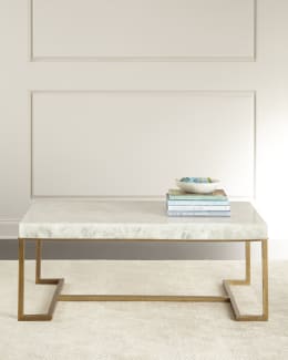 Thiago Onyx-Top Coffee Table