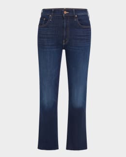 デニム・ジーパン MOTHER THE HUSTLER ROLLER SNEAK JEANS MOTHER The Hustler Roller Sneak Jeans | Neiman Marcus