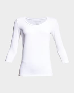 Tシャツ・カットソー MAJESTIC FILATURES Linen long-sleeved shirt (S25M011 104) E12-011_BLANC_1_1400x.jpg?v=