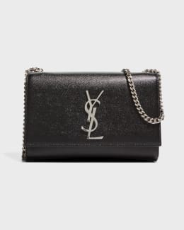 VIP【送料関税込】SAINT LAURENT UPTOWN LEATHER WALLET CHAIN Saint Laurent Uptown Chain Wallet In Crocodile-embossed
