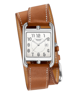 Hermes H Heure Watch Small Model Rose Gold Full Diamond Case – labelluxe
