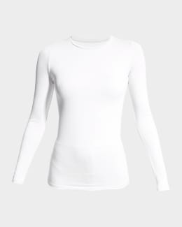 Majestic Filatures Soft Touch Long-Sleeve V-Neck Tee