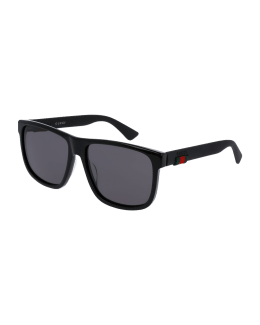 Gucci polarized grey square deals sunglasses