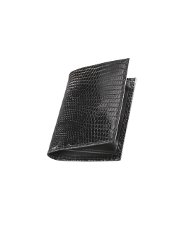 Neiman Marcus Ostrich Card Case, Black