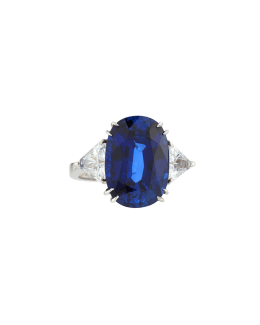 Fantasia by DeSerio Solitaire Cubic Zirconia Ring with Bullets 6