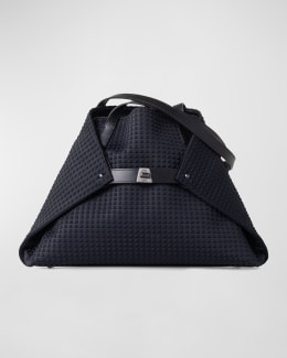Khaite Lotus Medium Pebbled Leather Tote Bag | Neiman Marcus