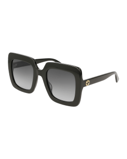 Gucci Oversized Square Acetate Sunglasses | Neiman Marcus