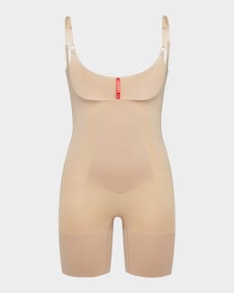 Белье > Корректирующий комбинезон с чашечками SPANX Suit Your Fancy  Strapless Cupped Mid-Thigh Bodysuit 10156R купить в интернет-магазине