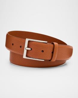 Barabas Men's Greek Key Pattern Rhinestone Leather Belt - Genuine Leather With Studded Jewels Buckle - View #5