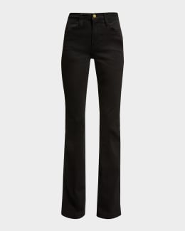 ボトムスその他 Frame The Borrowed jeans in black FRAME The Borrowed Straight-Leg Jeans | Neiman Marcus