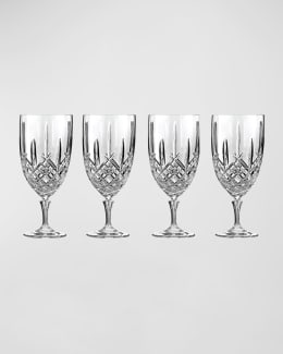 Neiman Marcus Cut Martini Glasses, Set of 4