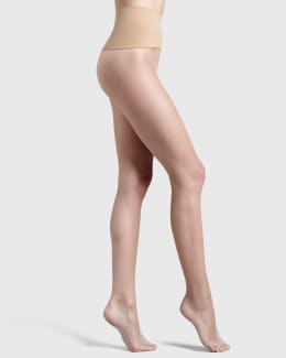 Commando Sexy Sheer Lace-Waist Tights | Neiman Marcus