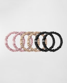 Pure Silk Skinny Scrunchies Neiman Marcus