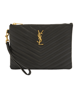 LARGE YSL MONOGRAM BILL POUCH - Review, What fits in it? 