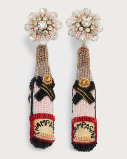 Mignonne gavigan rose champagne earrings hotsell