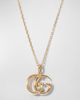 Gucci 18k Gold GG Running Necklace | Neiman Marcus