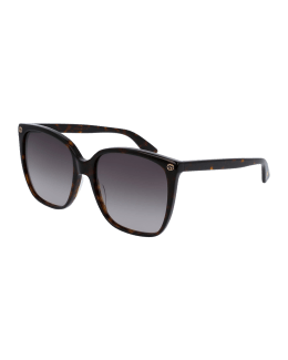 Gucci colorblock acetate square sunglasses outlet