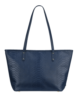 Gigi New York Teddy Python-Print Tote Bag | Neiman Marcus